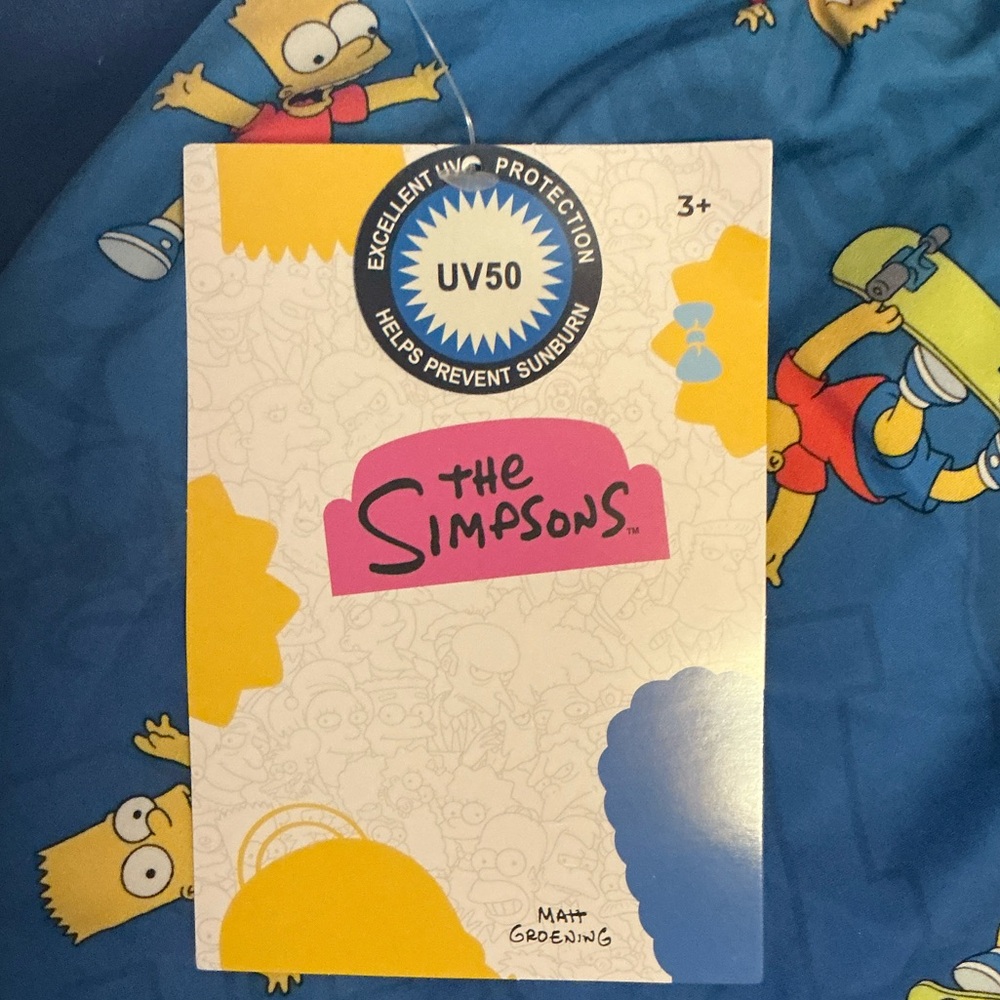The Simpsons Skateboard Swim Trunks - Picture 3 of 3